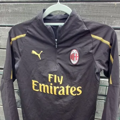 Maillot de foot longue manches milan 9/10a